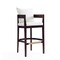 Manhattan Comfort Ritz Barstool in Ivory and Dark Walnut BS013-IV - alternate 1